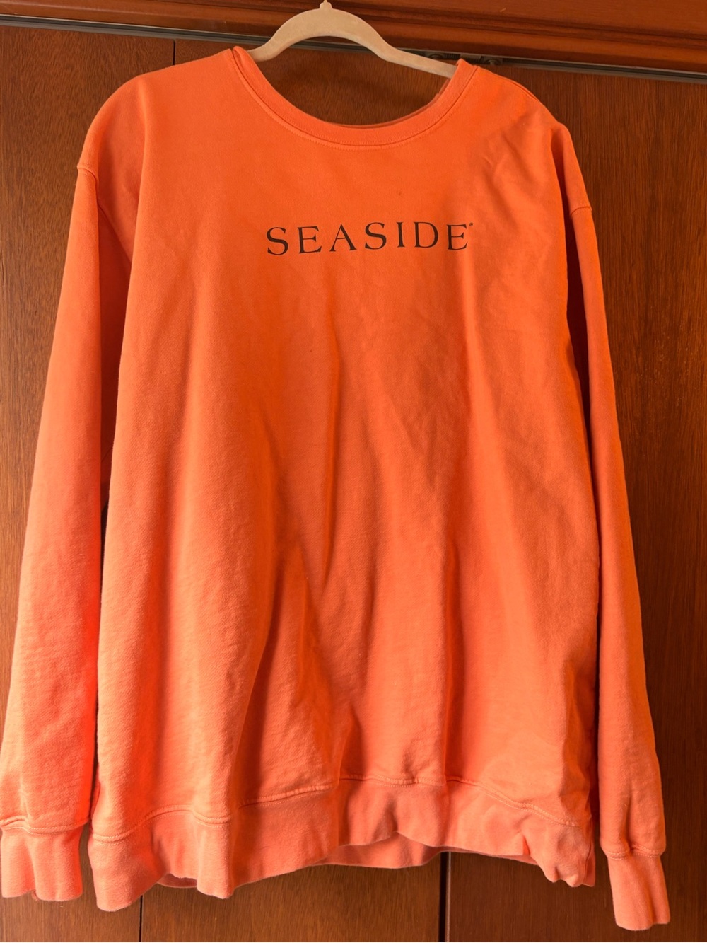 SEASIDE Women's Crewneck Sweater - Orange